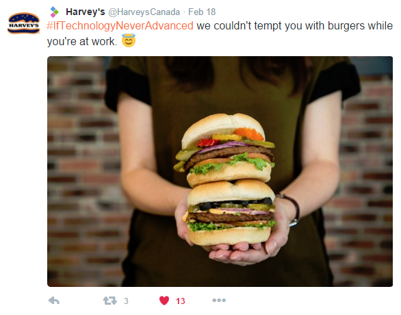 Harvey's tweet