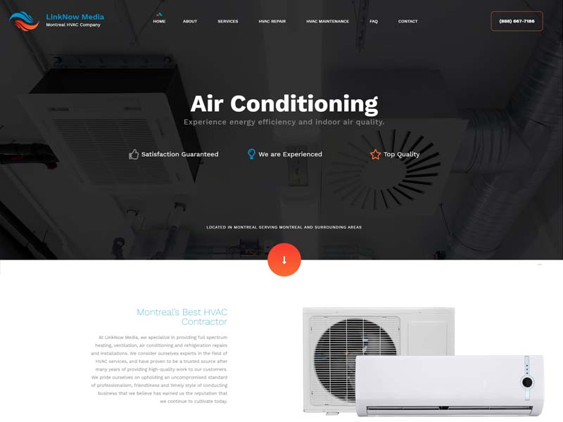 hvac5 template screenshot