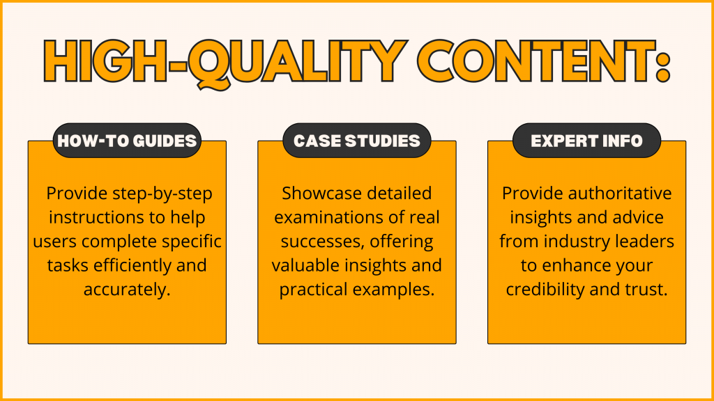 Types of High-Quality Content