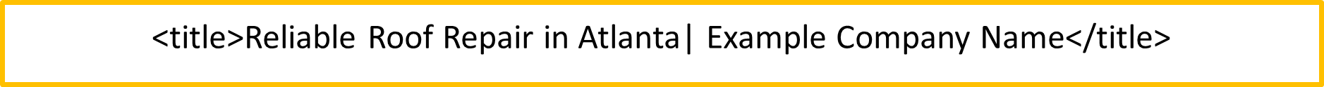 SEO Title Tag