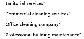 Primary Keywords