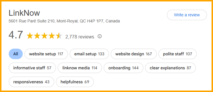 LinkNow Review Page