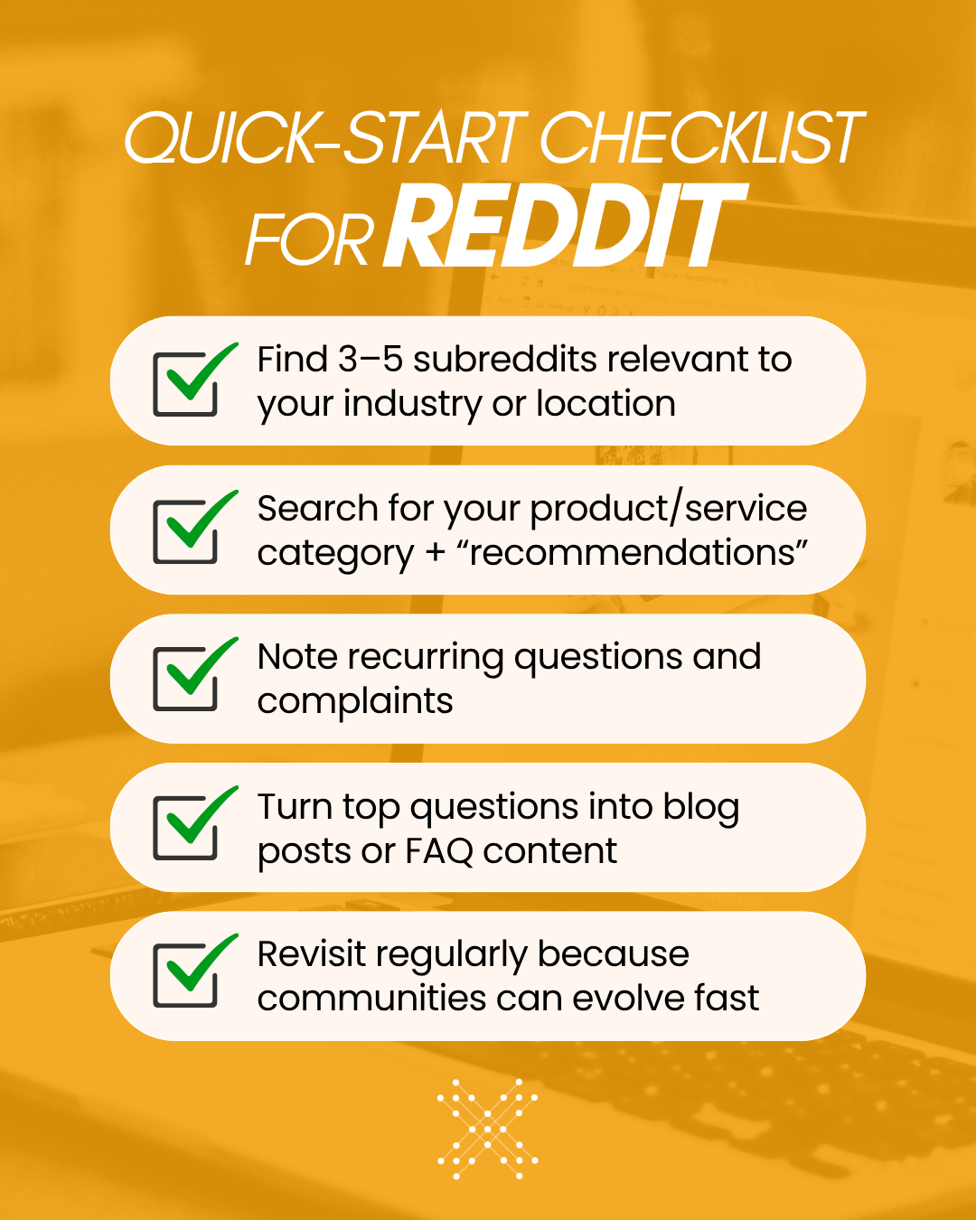5 checklist items for starting to use Reddit as a research tool