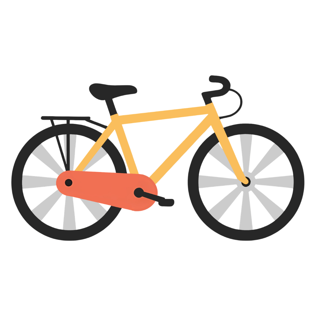 An icon of a bicycle